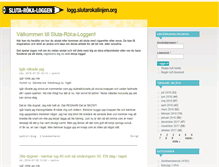 Tablet Screenshot of logg.slutarokalinjen.org